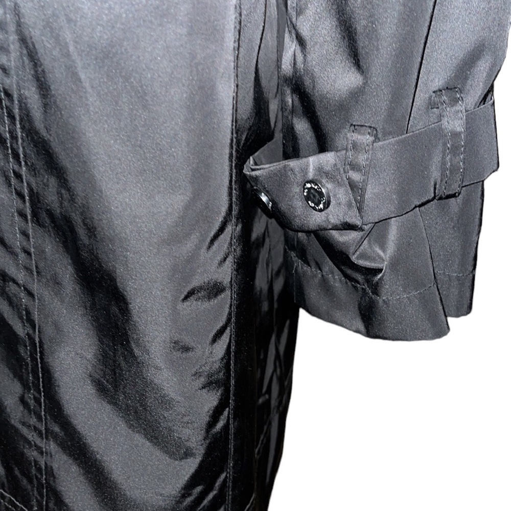 Calvin Klein Black Lightweight Hooded Trench - Picture 5 of 10